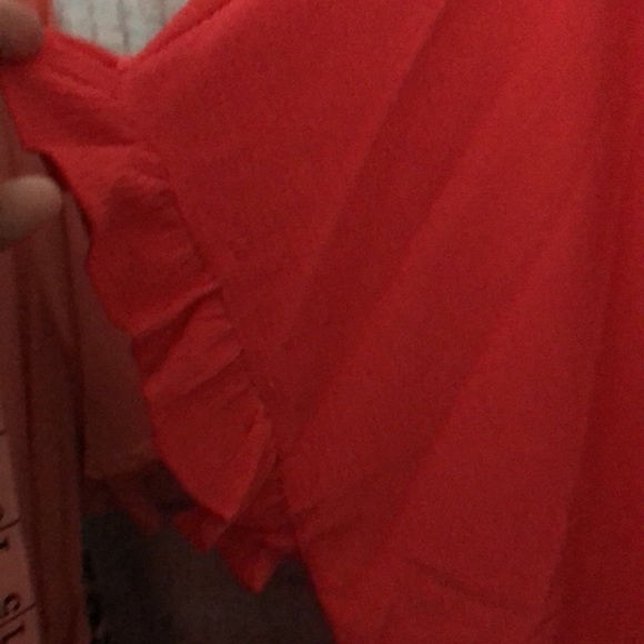 NWT flowy hot coral pink size 3x top by Cozy Casual - Picture 4 of 7